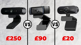 Webcam Comparison Logitech Brio VS Logitech C920 VS Benewy [upl. by Marthe200]