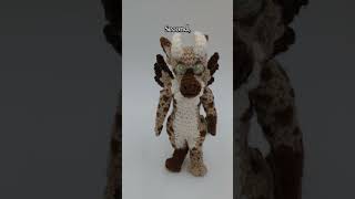 I Crocheted Cookie the Dutch Angel Dragon crochet amigurumi furry [upl. by Maryn893]