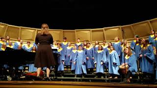 Leslie MSCHOOL Choir Salem Oregon 2018 SALEM KEIZER FESTIVAL ADVANCED CHOIRS 2018 [upl. by Lenej]