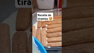 Recette de tiramisu 🤩👍 [upl. by Lyrahs]