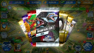 GORGOSAURUS PACK AND OPEN 46 GOOD PACK WITH DEFEAT 3 OPPONENT  JURASSIC WORLD THE GAME [upl. by Arathorn]