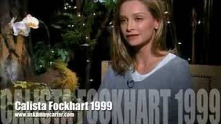 Calista Flockhart 1999 with Jimmy Carter [upl. by Caffrey526]