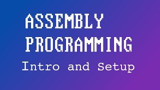 01 Assembly Programming in DOSBox [upl. by Nordek]