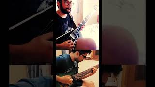 8 String 6 String Prog Metal Guitar Jam  Jackson Rhoads JS32 Cort KX508MS by Karthik amp Varun [upl. by Ocicnarf715]