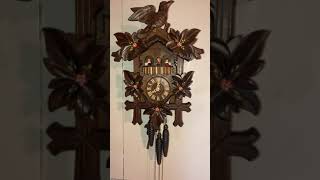 Musical Cuckoo clock after repair [upl. by Eidda]