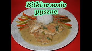 BITKI W SOSIE PRZEPIS Z PIERSI INDYKA SMACZNE SOCZYSTE SZYBKIE DANIE babciabozenkagotuje 🧡💥Nr176 [upl. by Emlynn]