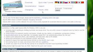 AutoHotkey 1 Install and Hello World [upl. by Siddra]