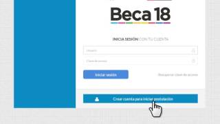 TUTORIAL POSTULACION BECA 18 CONVOCATORIA 2017 [upl. by Gintz]