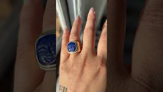 Talisman Ring  Lapis Lazuli readytoship [upl. by Oicangi]