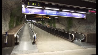 Sweden Stockholm subway ride from TCentralen to Fridhemsplan [upl. by Adamson757]