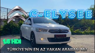 CİTROEN CELYSEE 16 HDI DETAYLI İNCELEME [upl. by Ahsimet]