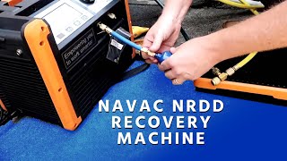 NAVAC NRDD Recovery Machine in Action [upl. by Anwaf810]