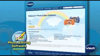 VTech Kidizoom Camera Connect Review  Take photos edit photos make movies and play games [upl. by Pol]