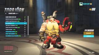 Torbjorn Voice Lines  Overwatch [upl. by Salguod444]