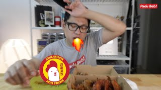 Serious Terbakar Lidah Makan Jinjja Chicken Level Monster 🔥🔥🔥 ENG SUBS [upl. by Aihtnis]