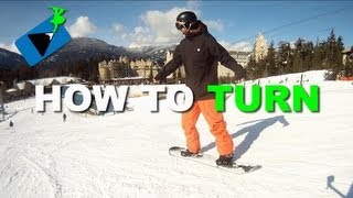 How to Turn on a Snowboard  How to Snowboard [upl. by Treva]