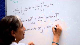 Integrales impropias tipo 1 indef por dos lados Parte D [upl. by Ennaj]