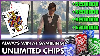 How to ALWAYS WIN at Gambling UNLIMITED Chips NO Losses [upl. by Noyahs]