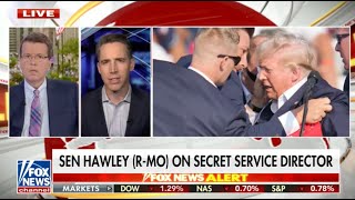 Hawley Exposes NEW Secret Service Security Failures Ahead Of Assassination Attempt Against Trump [upl. by Toogood]