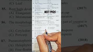 neet pyqs neet biology morphologyoffloweringplants learn neetpyqs futuredoctor study [upl. by Cate737]