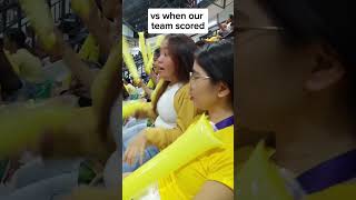 acting like diehard fans when they finally score [upl. by Sirtaeb]