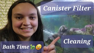 How to Clean Canister Filter Marineland 360 [upl. by Nnahoj17]