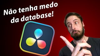 Criando databases e projetos no DaVinci Resolve [upl. by Artinek]