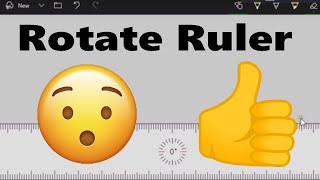 Snip amp Sketch How to Rotate Ruler in Windows 10 [upl. by Thorwald267]