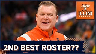 Illini Ranked 2nd Best Roster in College Basketball  Keys to Beat Kansas  Illini Podcast [upl. by Ruvolo]