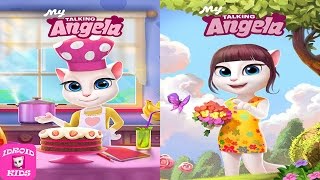 My Talking Angela Gameplay Level 473 VS Level 516 [upl. by Elimaj]