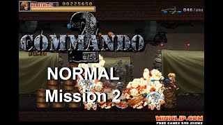 Commando 2  Normal mode playthrough  Mission 2 [upl. by Ihtak]