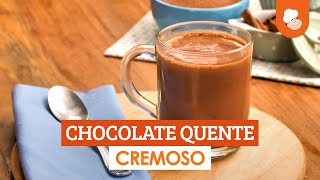 Chocolate quente cremoso — Receitas TudoGostoso [upl. by Warfold647]