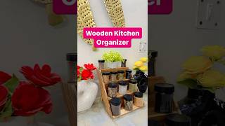 Wooden Kitchen Organizerkitchen storage hacks tips organizer organization spacesaving amazon [upl. by Malonis937]