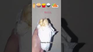 ASMR MUKBANG  Cheesy Shawarma Crunchy Veggies amp Tasty Fries  Eating Sounds FoodLovers Delicious [upl. by Legra]