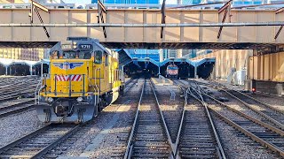 Metra UPW  Train 56  Elburn to Chicago All Stops  Cab Ride [upl. by Dnamron]