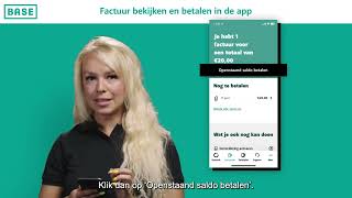 Factuur bekijken en betalen in de My BASEapp voor zakelijke klanten [upl. by Cassella]