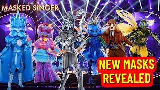 New Masks REVEALED  Masked Singer Season 12 [upl. by Ainola288]