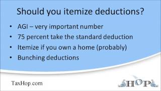 Should you itemize deductions [upl. by Johnsson]