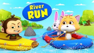 River Run  Cartoons For Kids  Fun with Loco Nuts  Kids Show [upl. by Akinahc521]