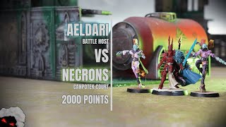 Aeldari VS Necron  Warhammer 40000 Battle Report ITA [upl. by Leeda937]