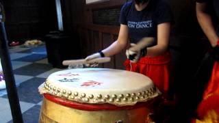 lion dance drumming Columbia [upl. by Frerichs]