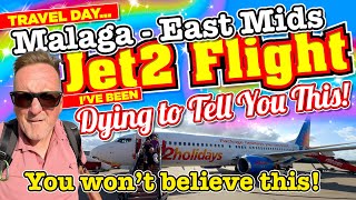 Travel Day JET2 Flight LS606 Malaga  East Midlands Ive been DYING to tell you this [upl. by Enad]