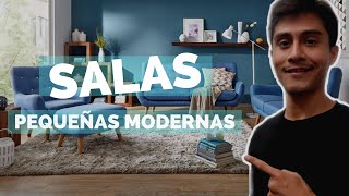 😍 Diseño de SALAS PEQUEÑAS modernas Ideas para tu casa 01 [upl. by Essirahs]