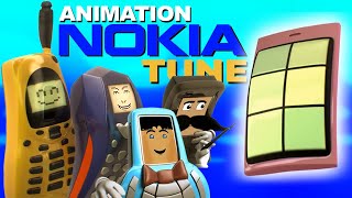 😍The Evolution of Nokia Tune  A Evolução do Nokia Tune  Nokia Tune Animation [upl. by Colombi459]