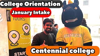 College Orientation Centennial College  First day at College  January Intake Orientation  vlog 2 [upl. by Atnoved]