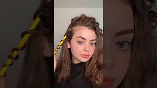 PENCIL HAIR CURL HACK 🥶✏️😧pencil haircurly longhair shortsfeed shortvideo youtubeshorts [upl. by Lipscomb]