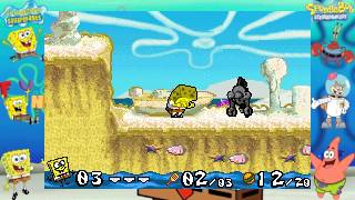 Let´s Play Spongebob Schwammkopf SuBB GBA Blind Part 2 Die GooLagune [upl. by Elime]