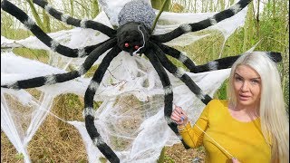 How To Catch A GIANT SPIDER PET  Spider movie in real life [upl. by Mcferren]