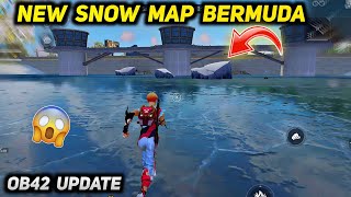 New Winterland Map in OB42 Update  Free Fire New Update  Snow Bermuda Map [upl. by Clarie161]