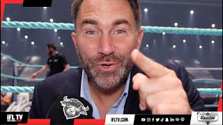 AJ IS THE BADDEST MAN ON THE PLANET  EDDIE HEARN REACTS TO JOSHUAS BRUTAL KNOCKOUT OVER NGANNOU [upl. by Zusman5]